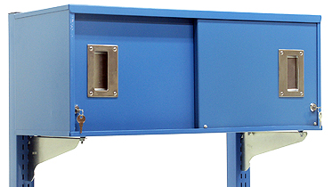 Workbench - Overhead Hinged Door Cabinets