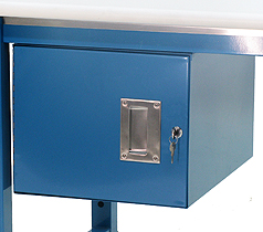 Workbench - Overhead Hinged Door Cabinets